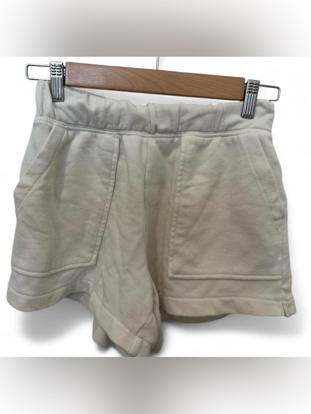 Aerie White Comfy Lounge Sweat Shorts